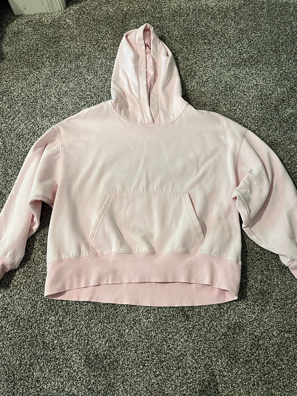 Harmony Balance Women's Light Pink Relaxed Hoodie Sweatshirt